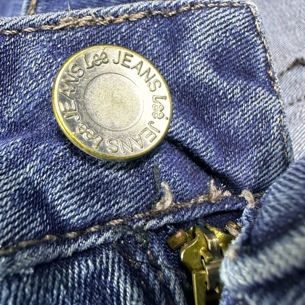 Lee Vintage Dark Wash Mid Rise Straight Leg Denim Jeans Size 22
